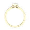 thumbnail image 4 of Imperial 1/2 Ct TDW Marquise Diamond Halo Engagement Ring in 10K Yellow Gold (H-I, I2), 4 of 4