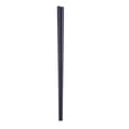 thumbnail image 1 of Une Paire de Baguettes en Acier Inoxydable Électroplaquées Carrées Réutilisables (23cm, Noir), 1 of 8