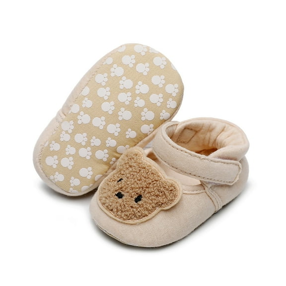 Baby Shoes Floor Socks Flat Shoes Gender Neutral Prewalker Shoes for Infant 0-2Y No-Slip Soft Baby Indoor Shoes