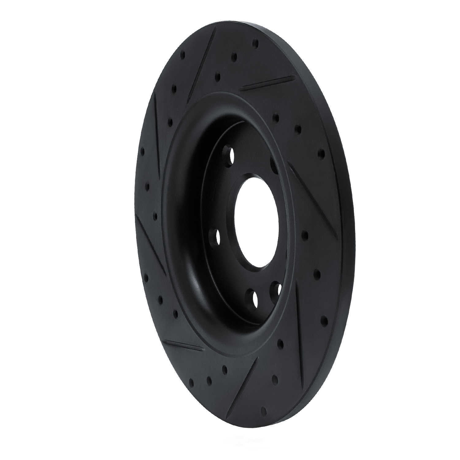 Dynamic Friction Company 633-39030R DFC Brake Rotor - Drilled And Slotted - Black