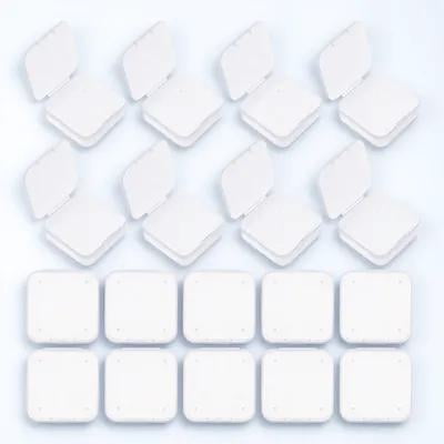 CHICHUMID 30-Pack Clear Small Storage Boxes with Lids for Jewelry, Beads, and Craft Supplies Organization