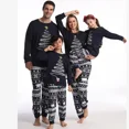 thumbnail image 1 of Conjunto de pijamas familiares a juego para Navidad 2024, traje de 2 piezas para madre, padre e hijos, ropa de dormir de algodón, mono para bebé y perro, pijama de aspecto familiar, 1 of 5