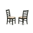 thumbnail image 4 of East West Furniture Parfait 7-piece Wood Dining Set in Cappuccino, 4 of 6
