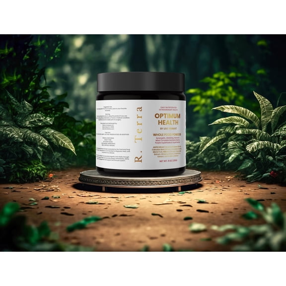 R. Terra Superfood Red and Purple Berries, Herbs Organic Acai  10 Berries Powder, 40 Servings