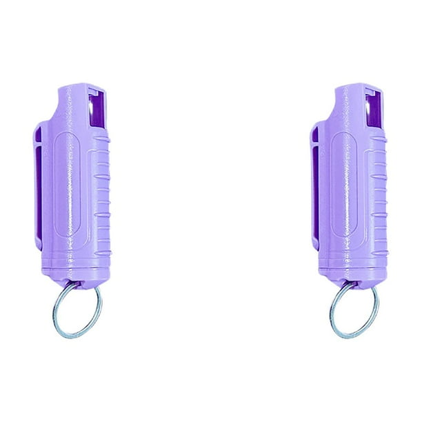 Spray Pimienta Multiusos 20 Ml Llavero Personal para Mujeres () Púrpura