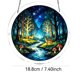 thumbnail image 2 of Acrylic Puzzle Pendant Sunshade Window Hanging Plates, 2 of 6