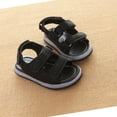 thumbnail image 6 of PINQI Light Up Toddler Sandals Baby Boys Girls Non Slip Open Toe Outdoor Beach Shoes Slip On Adjustable Strap Sneakers, 6 of 9