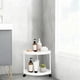 thumbnail image 5 of Estante Esquinero Independiente para Baño | Estante para Artículos de Aseo | Plástico Blanco | 32,5 X 28,5 Cm | Resistente y Fácil de Montar | Organizador para Dormitorio o Sala de Estar, 5 of 6