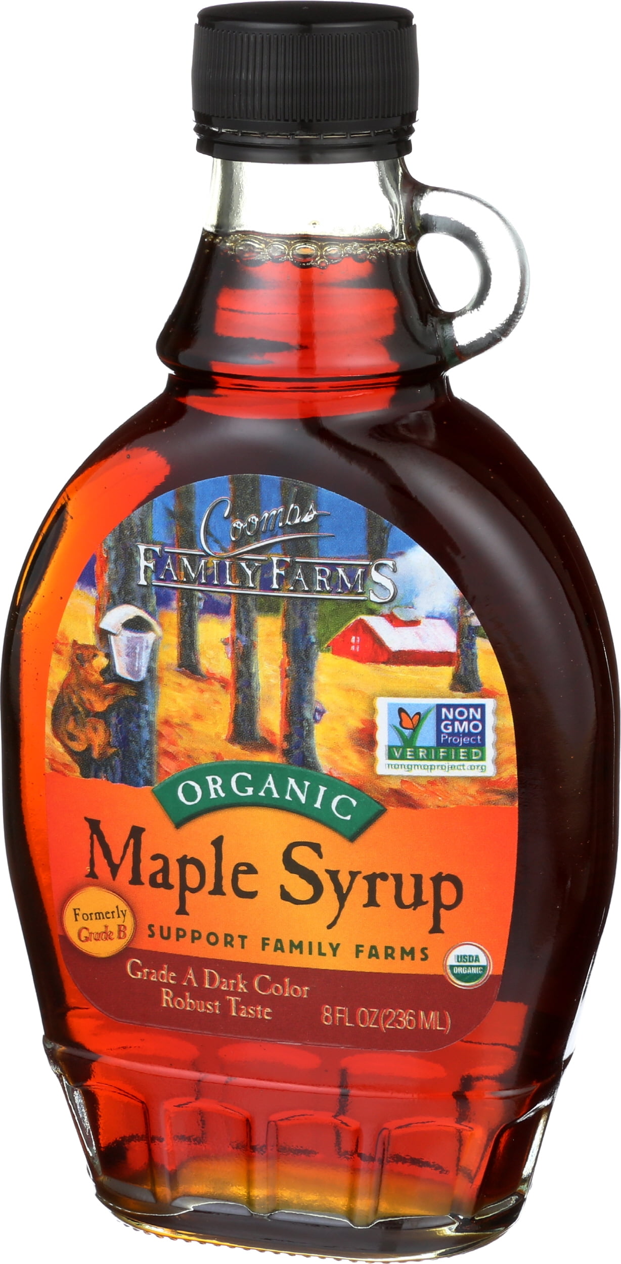 Pack of 12, Coombs Family Farms Organic Maple Syrup, 8 oz