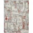 thumbnail image 3 of Nourison Elation Modern Abstract Grey Brick Area Rug, 3 of 9