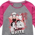thumbnail image 3 of Disney Princess - One Bite Snow White - Toddler & Youth Girls Raglan Graphic T-Shirt, 3 of 5