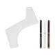 thumbnail image 4 of Bolígrafo para Rellenar barba ANGGREK Kit de relleno de lápiz para barba Minerales ABS 3 lápices 1 plantilla de guía, 4 of 7