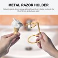 thumbnail image 4 of Miangastore Support de Brosse de Rasage Support en Métal Porte-Rasoir Organisateur Outil de Barbier pour Rasage, 4 of 8