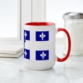 thumbnail image 4 of CafePress - Jumble Of Fleur De Lis Large Mug - 15 oz Ceramic Large White Novelty Mug, 4 of 4