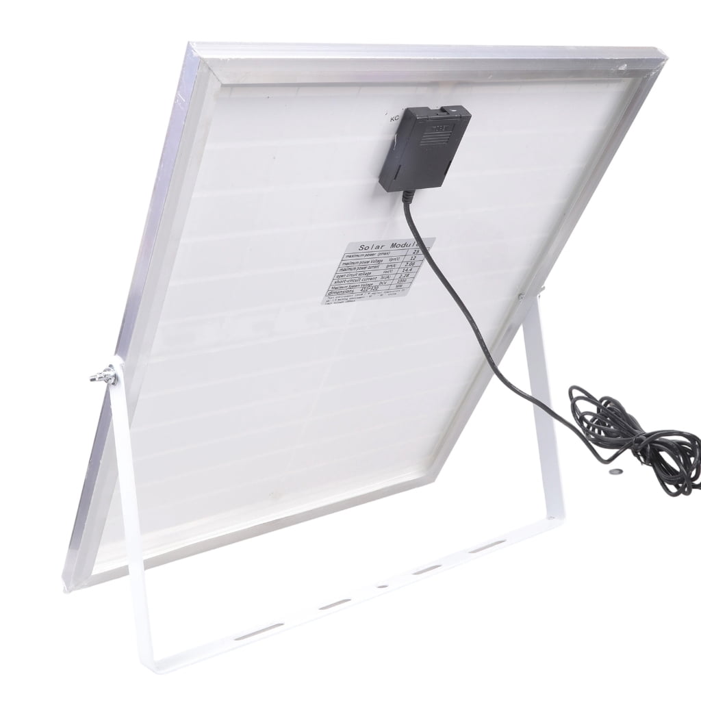 Outdoor Monocrystalline Solar Panel Chargers 12V 25W for Garden Lights Pumps and Fan Having DC5521 Output