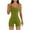 Army Green jumpsuits for women, variant on Jumpsuits for Women Workout Sports Soft Knitted Ribbed Slim Yoga Tank Mini Jumpsuits Overalls Summer Formal Solid Square Neck Sleeveless Short Rompers Green xxxl
