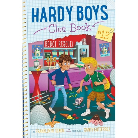 Hardy Boys Clue Book Robot Rescue!, Book 13, (Hardcover)