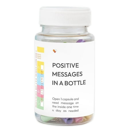 50 Positive Messages in a Bottle, Self Care Gifts for Women, Positive Affirmation Gifts for Women, Inspirational Gifts for Women, Unique Health and Wellness Gifts, Stress Relief Gifts, Pre-written