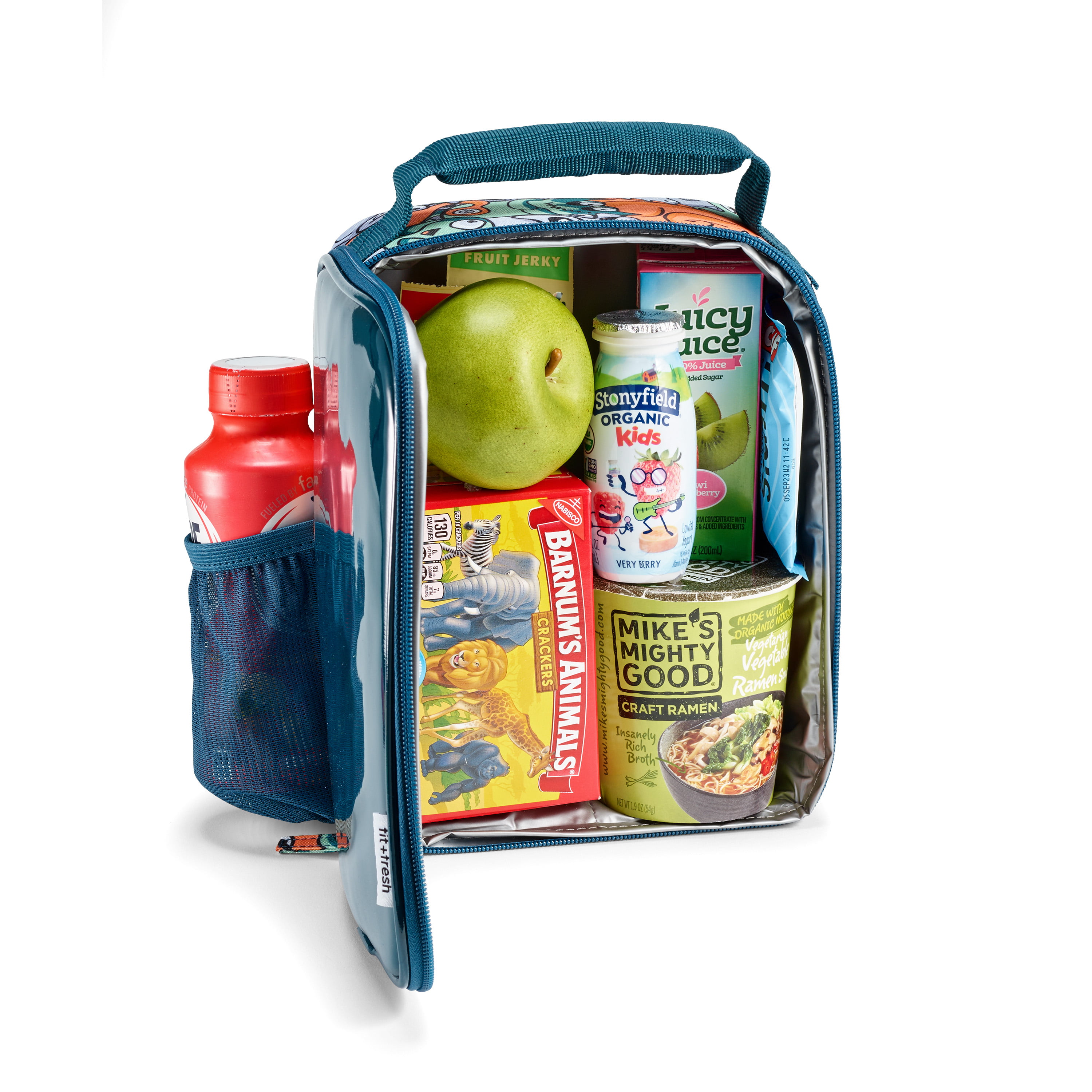 Orren Ellis Cute Insulated Lunch Box For Kids Girls Heart Print