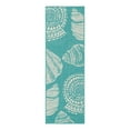 thumbnail image 2 of Unique Loom Outdoor Coastal Collection Area Rug - Bodrum (2' x 6' 1" Runner Teal/Ivory), 2 of 11