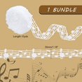 thumbnail image 4 of Music Note Ribbon 10 Yards White Decorative Hollow Out Wrapping Ribbon Trim Clothing Accessories for Scrapbooking Wrapping Music Birthday Party Decor, 4 of 7