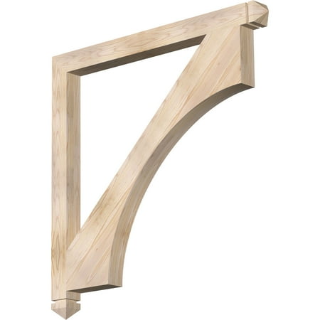 

Ekena Millwork 3 1/2 W x 46 D x 46 H Westlake Arts & Crafts Smooth Bracket Douglas Fir
