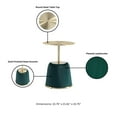 thumbnail image 4 of Manhattan Comfort Anderson End Table with Steel Frame 1.0 in Green, 4 of 9