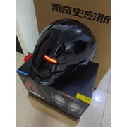 Guvpev Iron Hero Helmet - MK5 1:1 Collectible Wearable Electronic Black Mask with Voice Control & LED Eyes, Touch & Remote Control, Realistic Jarvis Sound Effects, Superhero Cosplay Prop Gifts