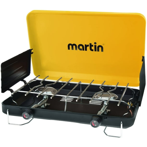 Martin MCS200 Outdoor Portable Propane Gas 2 Burner Camping Grill Stove