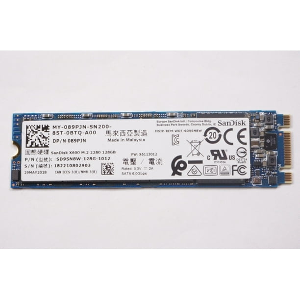 SD9SN8W128G1012 Sandisk 128gb Tlc Sata 6gbps M.2 2280 Internal Solid