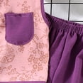 thumbnail image 5 of Rvasteizo Boys Girls Outfit Set Solid Sleeveless Top Long Pant With Cuff Pocket Toddler Loungewear Outfit for 0-10 Years, 5 of 5