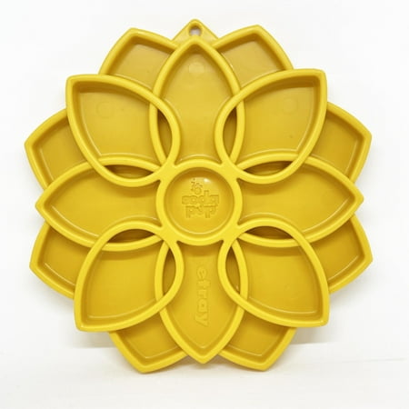 UPC: 0810216026271 | Mandala Design eTray Enrichment Tray for Dogs Yellow