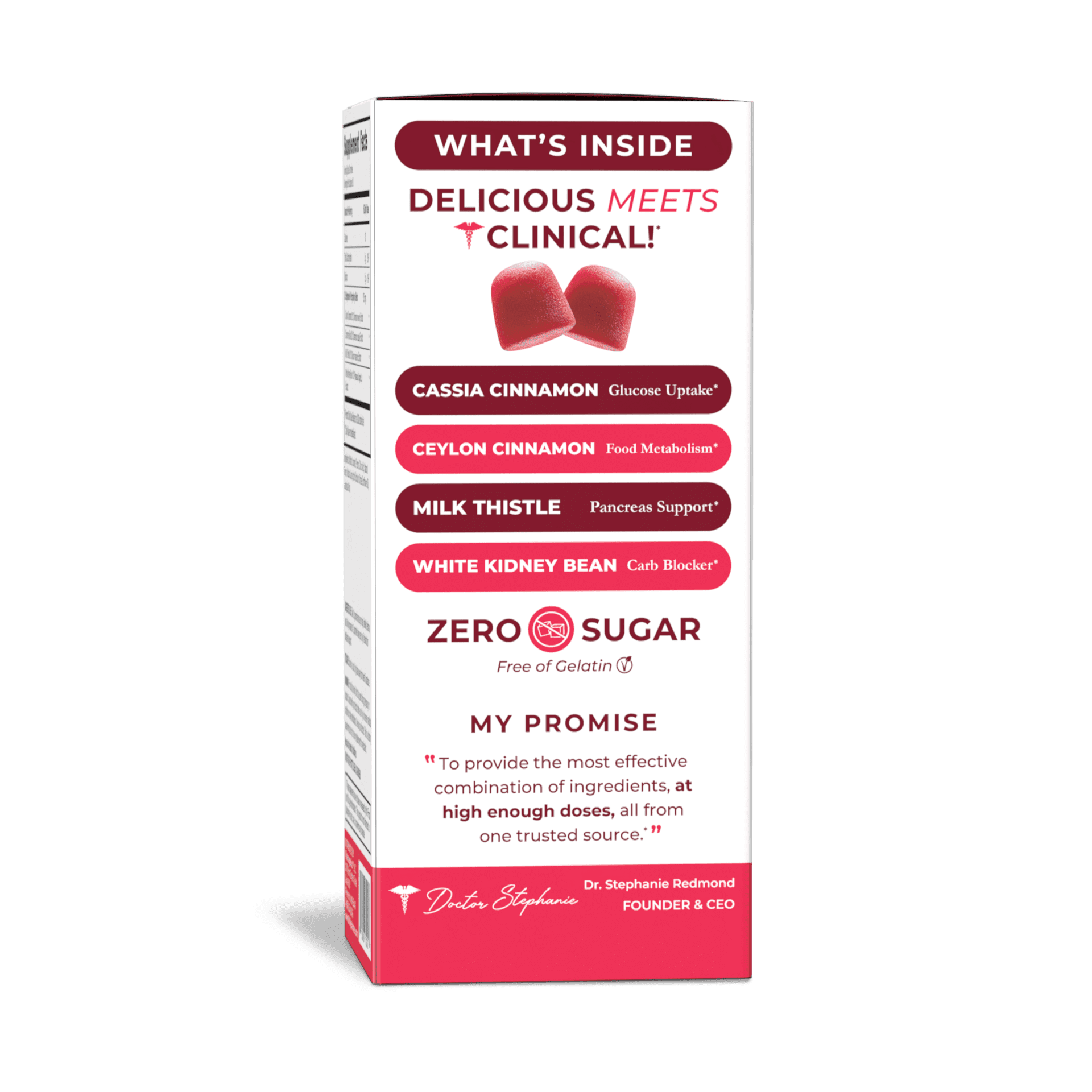 (2 pack) Dr. Stephanie’s SugarDown Gummies - Blood Sugar Gummy with Ceylon Cinnamon - For Appetite & Cravings - 60 Count