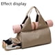 thumbnail image 3 of Bolso del deporte del totalizador del gimnasio de la moda, petate múltiple del viaje con el compartimiento individual del zapato, 3 of 5