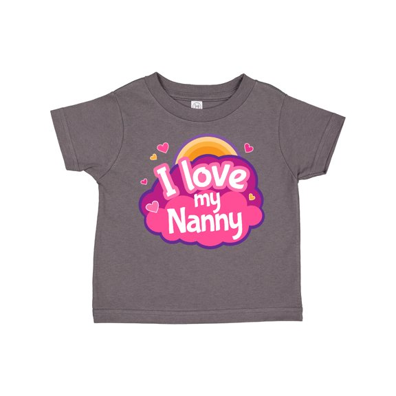 Inktastic I Love My Nanny Grandchild Girls Toddler T-Shirt