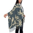 thumbnail image 4 of ZNDUO Watercolour Plant Branches Pattern Pashmina Shawls，Wraps Winter Warm Soft Scarf for Women, 4 of 8