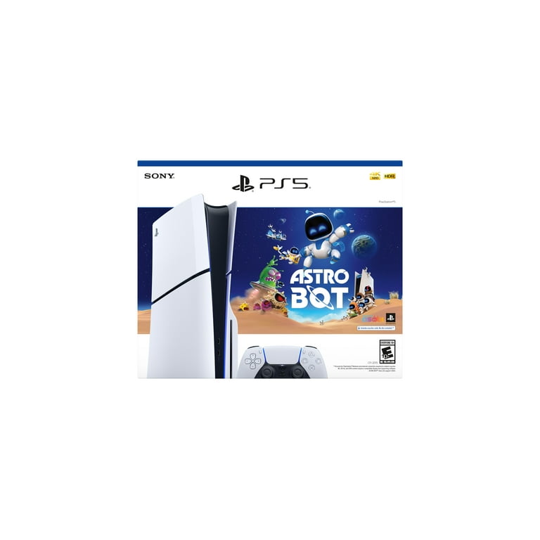 Sony PlayStation 5 Slim Console Bundle, Astro Bot Game, 16GB RAM
