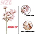 thumbnail image 2 of Ramas artificiales de cerezo SITUMEIZI con 16 flores x6, 2 of 7