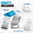 thumbnail image 2 of Protector bucal TheSleepGuard para apretar los dientes, paquete de 4, 2 of 7