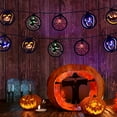 thumbnail image 2 of 9.85FT Halloween Fairy String Light 20LED Battery Powered Wooden String Lamp Party Garden Décor, 2 of 8