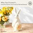 thumbnail image 3 of Fitz and Floyd Meadow Rabbit Earthenware Decorative Figurine, 3 of 5