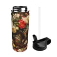 thumbnail image 2 of Easygdp Elegant Still Life Roses 18oz Sports Insulated Kettle With Straw Insulated Water Bottle For Running Hiking Cycling Climbing Man'S Womens Sports Water Bottle, 2 of 8