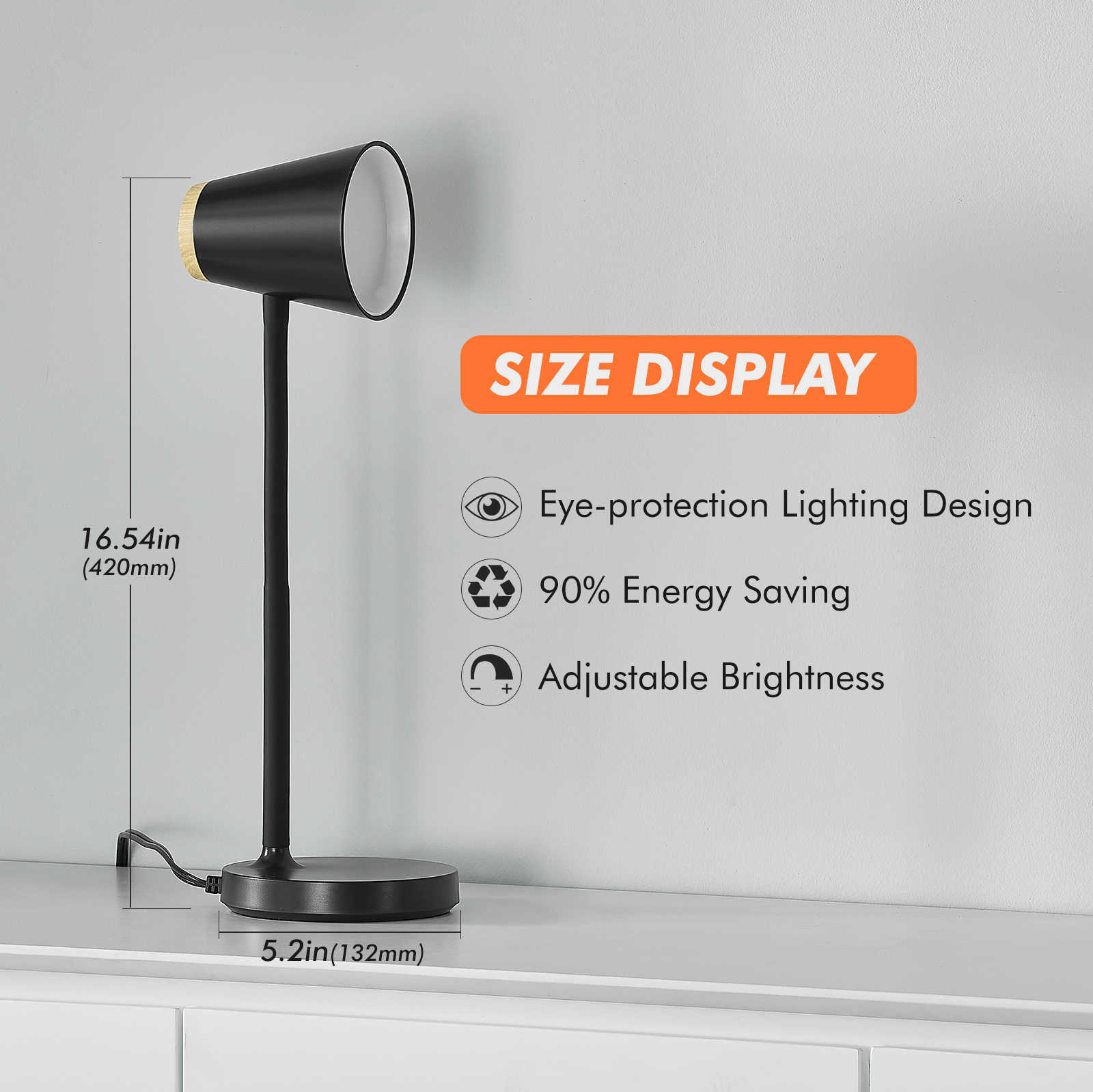 Natyswan Touch Control LED Desk Lamp With Gooseneck photo 8