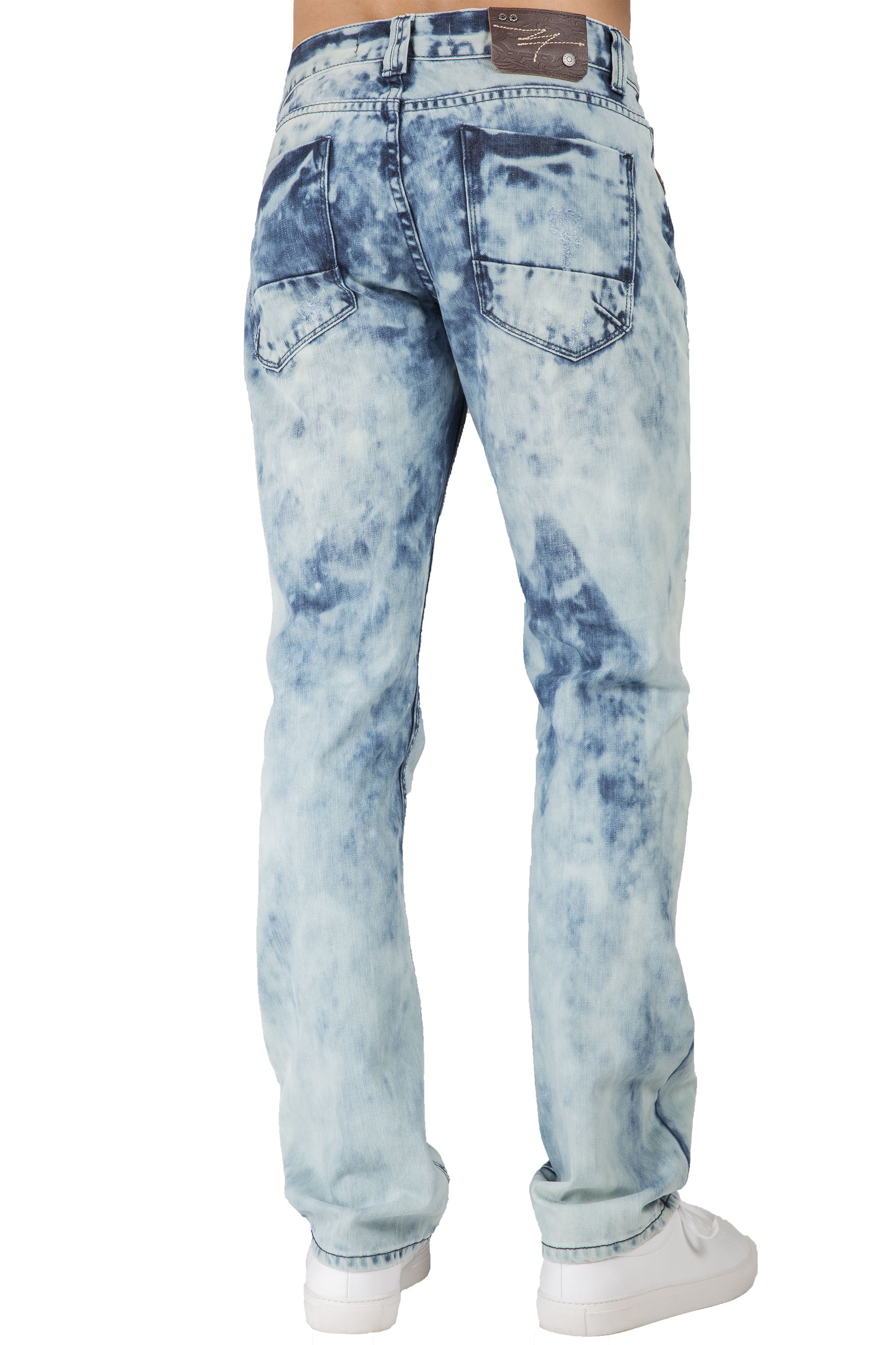 light blue bleached jeans