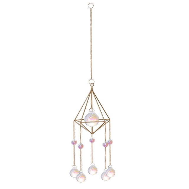Atrapasueños de cristal, candelabro colgante de cristal, decoración de prismas para el hogar, bodas, plantas, decoración de automóviles
