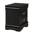 thumbnail image 5 of Fully Assembled Nightstand with 2 Drawers Solid Wood End Table Traditional Style Bedroom Funiture 1PC, 5 of 5