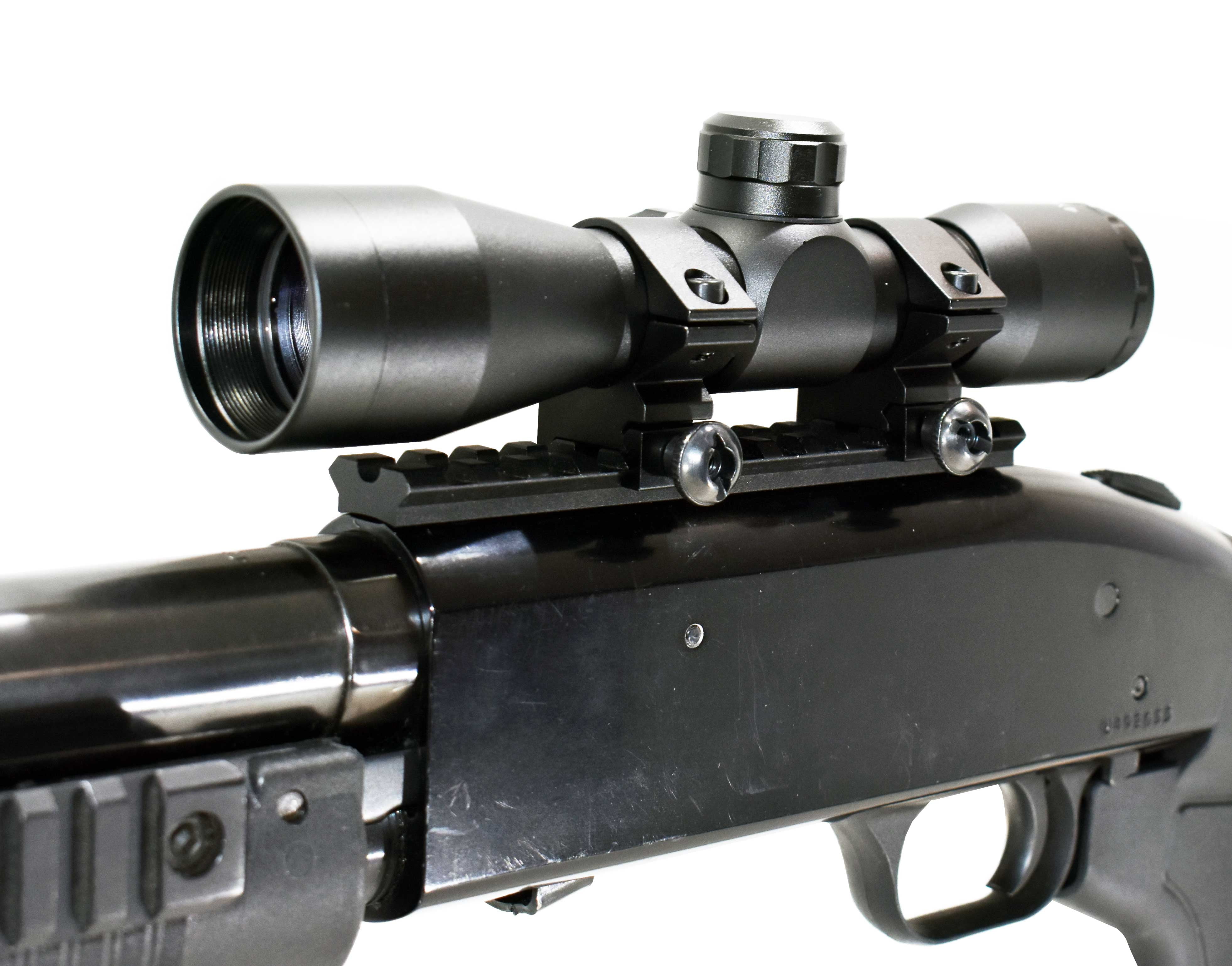New 4 x 32 Telescopic Sight Scope with 20mm Rail Mounts For Air Rifle Gun 