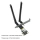 thumbnail image 5 of Tarjeta WiFi6E JShteea PCIE 2 4G/5 8G/6GHz AX200, 5 of 9