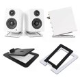 thumbnail image 1 of 16 Dip Angle Desktop Computer Speakers Holder Bracket Durable Metal Audio Stand for Kanto s YU4 Active Speaker Accessories, 1 of 5