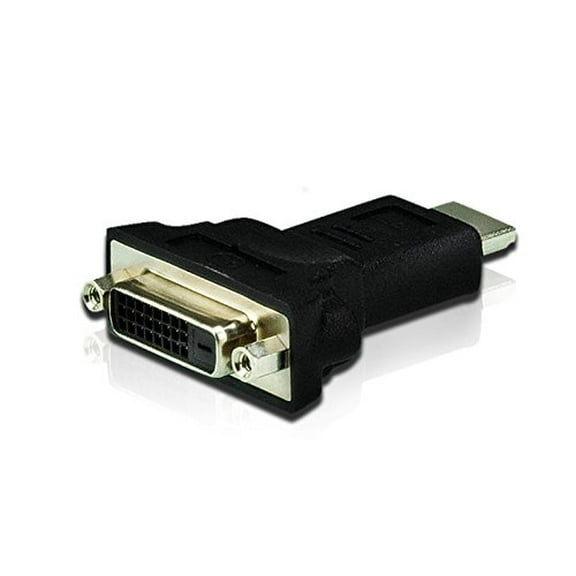 ATEN HDMI to DVI Converter - 1 x HDMI Digital Audio/Video Male - 1 x 25-pin DVI-D Digital Video Female - Black
